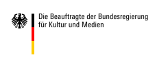 Logo der Bundesbeautragten der BUndesregierung für Kultur und Medien mit Verlinkung zum Impressum Logo der Bundesbeautragten der BUndesregierung für Kultur und Medien mit Verlinkung zum Impressum